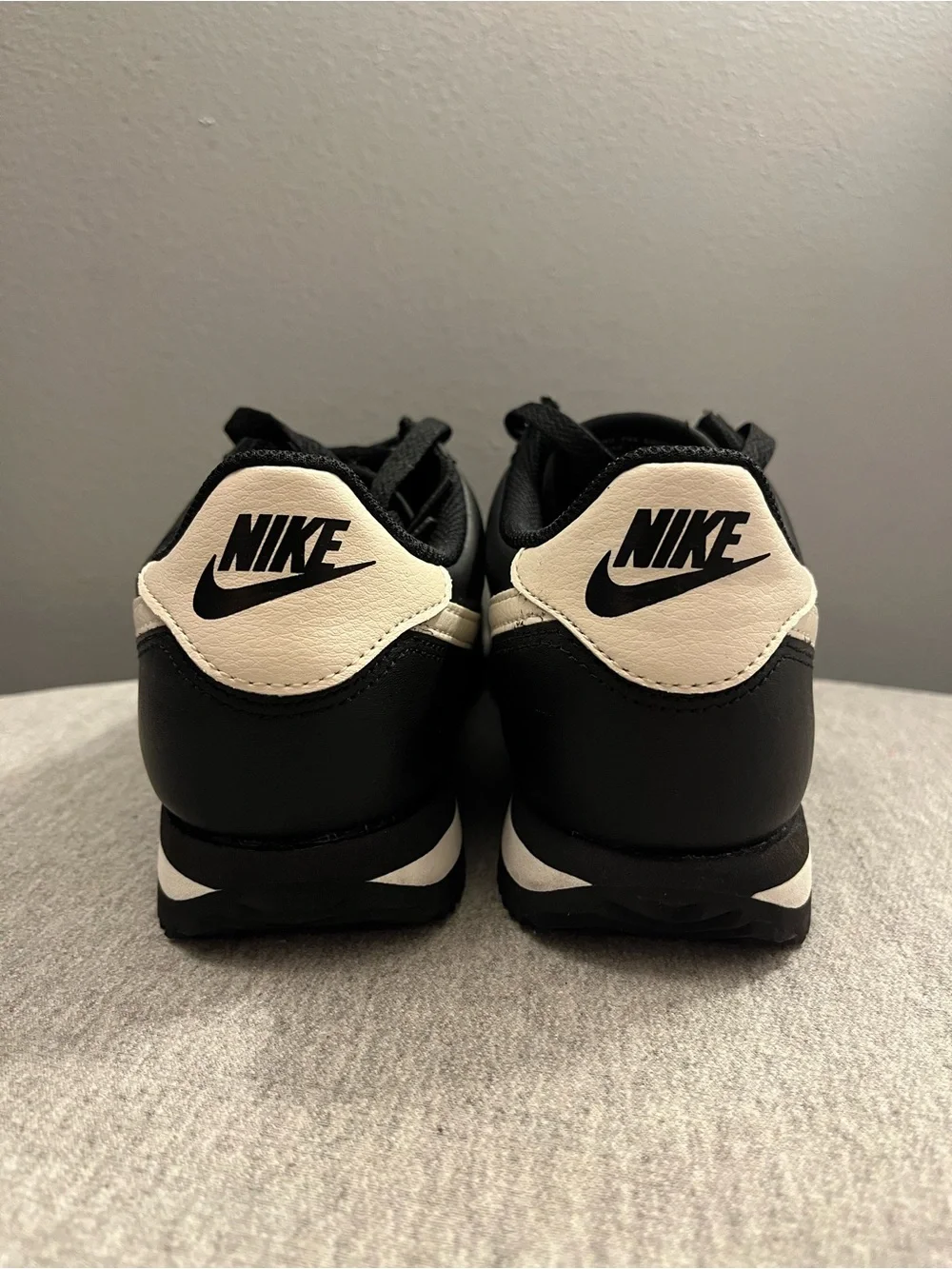 Nike Cortez Black Pale Ivory Sneaker Women's Size 8.5 DN1791-006 - Picture 6 of 11